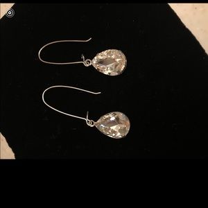 Dangle diamond drop earrings. Perfect condition